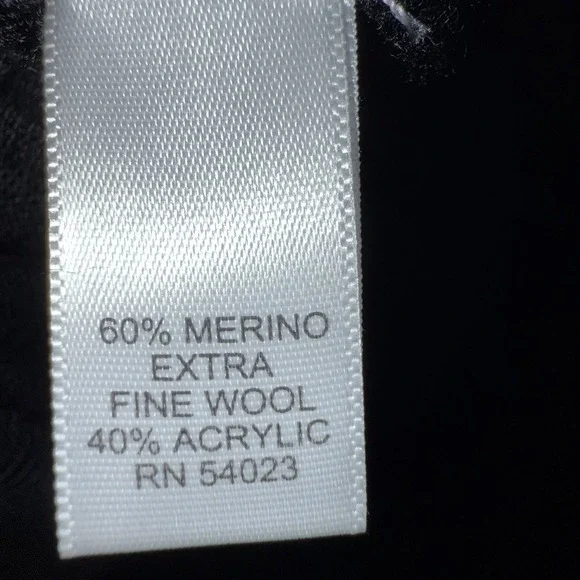 Banana Republic Sweater Mens XL Gray Brown Striped Merino Wool Blend Pullover - Picture 7 of 7